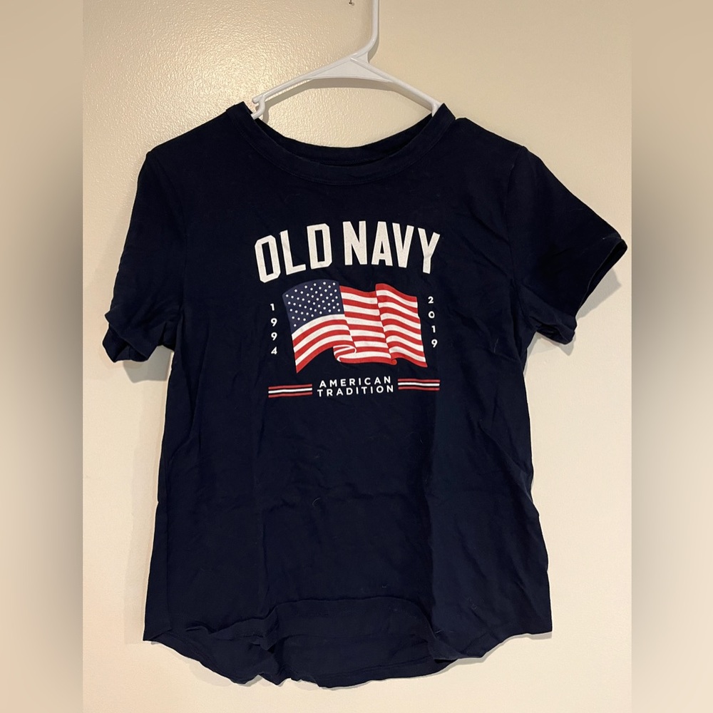 Navy Blue Old Navy 4th of July T-Shirt